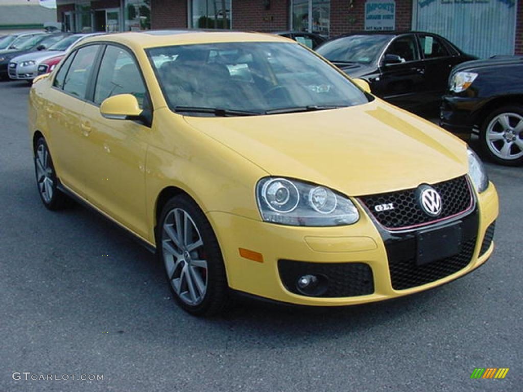 2007 Jetta GLI Fahrenheit Edition Sedan - Fahrenheit Yellow / Anthracite photo #1
