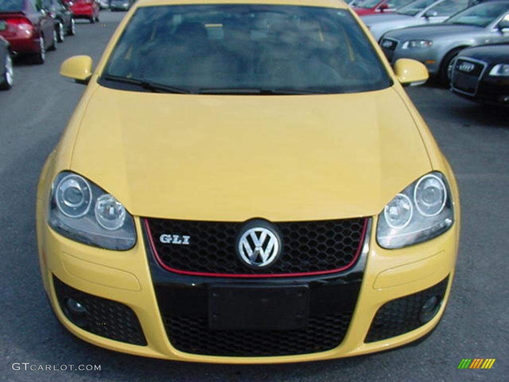 2007 Jetta GLI Fahrenheit Edition Sedan - Fahrenheit Yellow / Anthracite photo #2