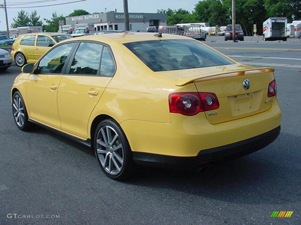 2007 Jetta GLI Fahrenheit Edition Sedan - Fahrenheit Yellow / Anthracite photo #4