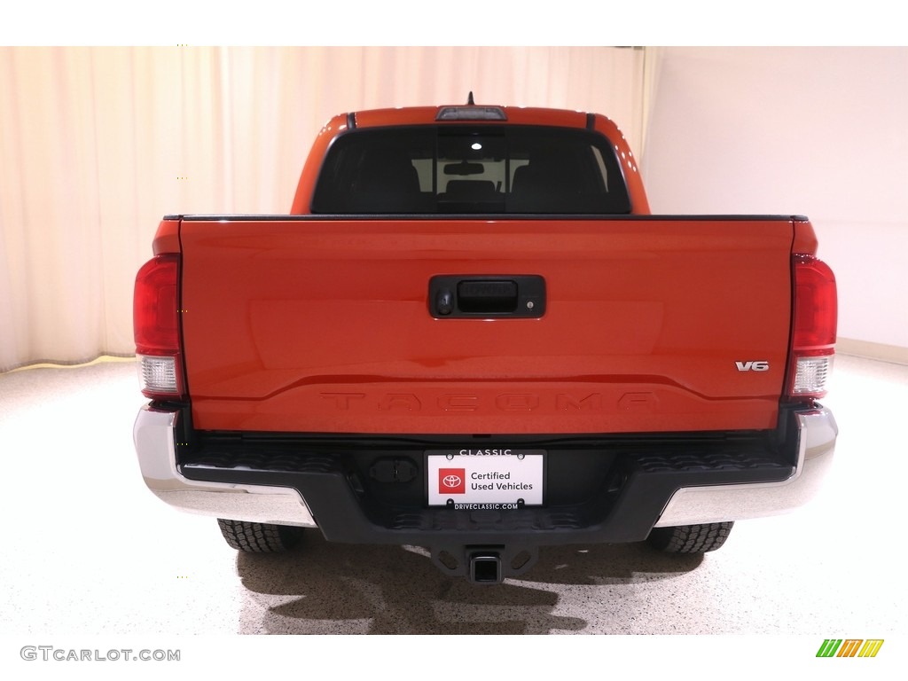 2017 Tacoma TRD Sport Double Cab 4x4 - Inferno Orange / TRD Black/Orange photo #19