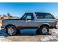 1989 Medium Silver Metallic Ford Bronco XLT 4x4  photo #7