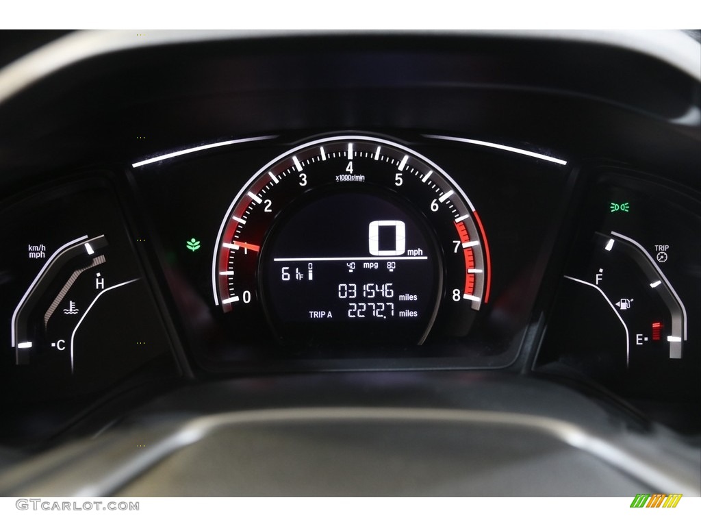 2018 Civic Sport Hatchback - Sonic Gray Metallic / Black photo #8