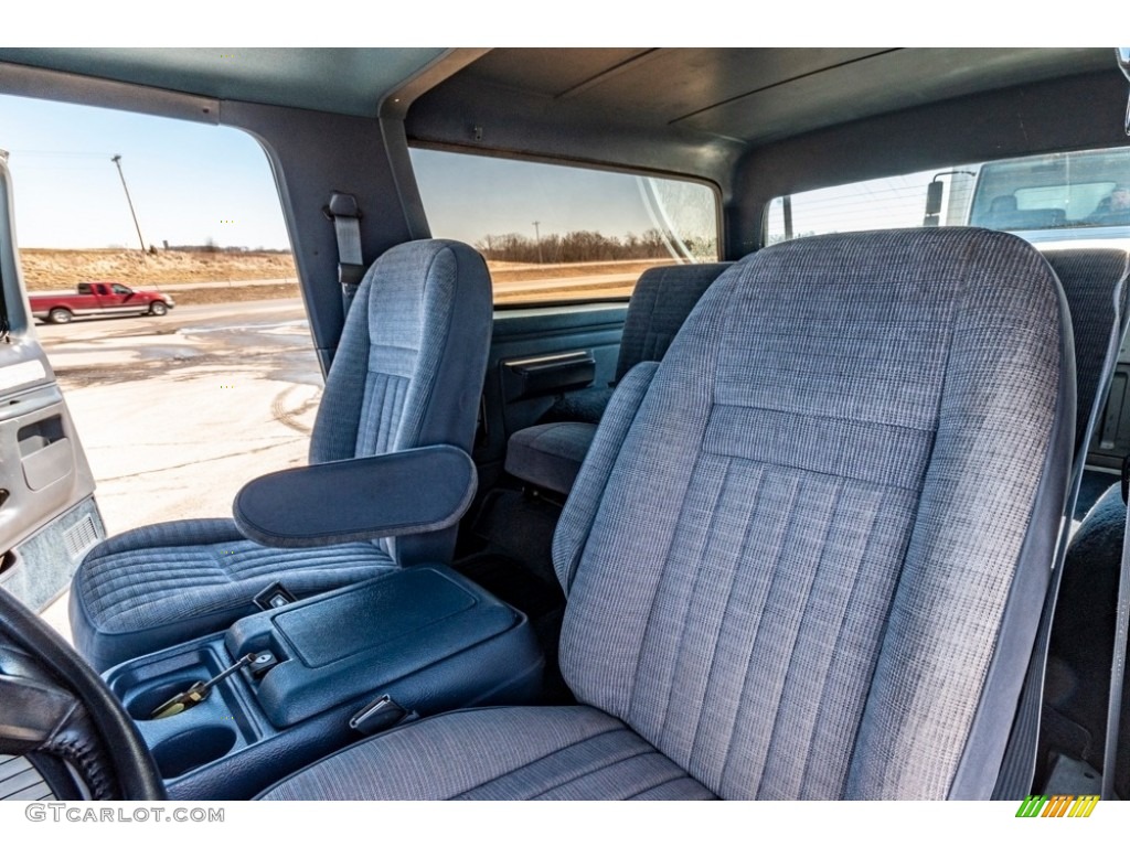 Dark Charcoal Interior 1989 Ford Bronco XLT 4x4 Photo #141268069