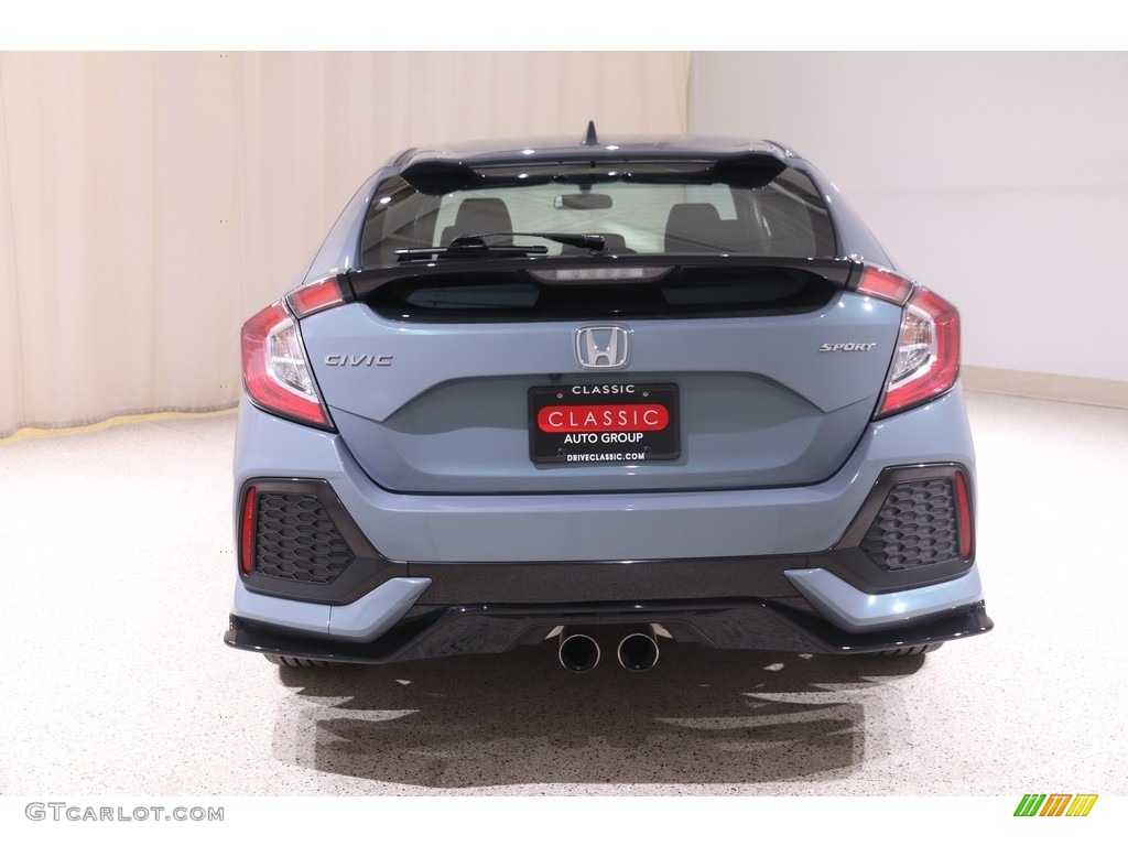 2018 Civic Sport Hatchback - Sonic Gray Metallic / Black photo #18