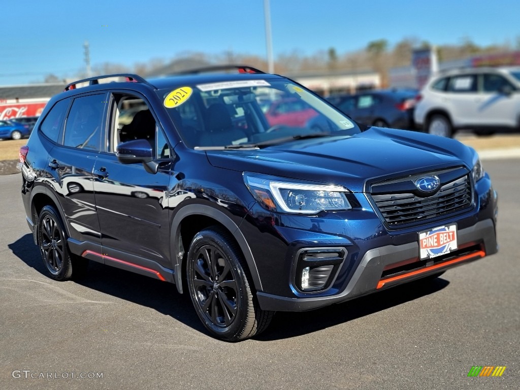 Dark Blue Pearl Subaru Forester