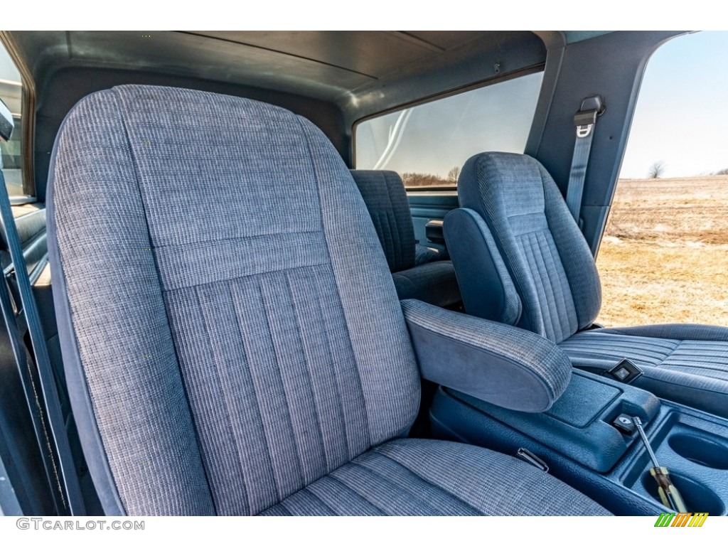 Dark Charcoal Interior 1989 Ford Bronco XLT 4x4 Photo #141268234
