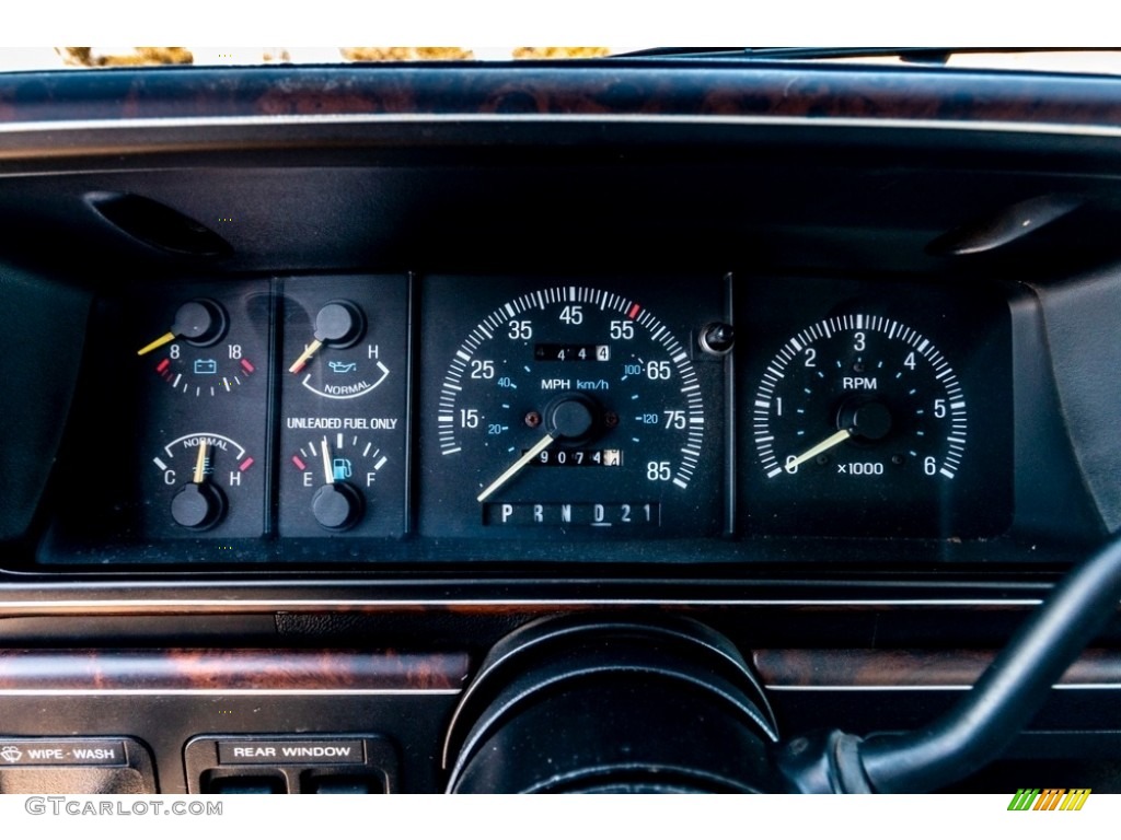 1989 Ford Bronco XLT 4x4 Gauges Photo #141268333