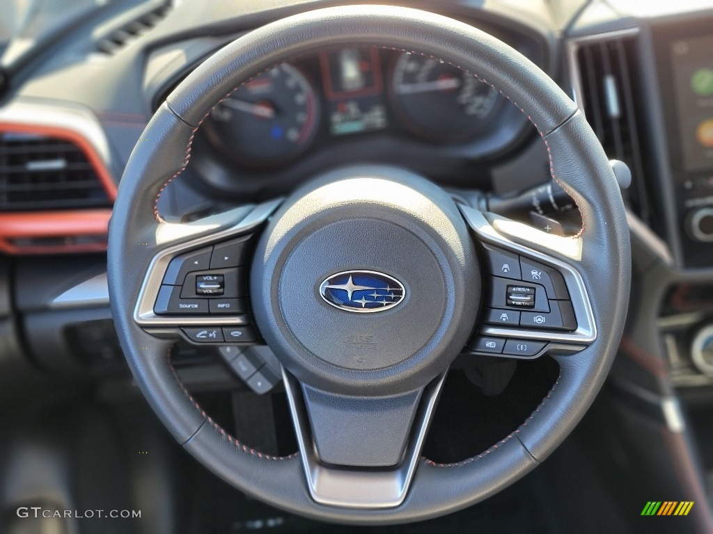 2021 Subaru Forester 2.5i Sport Gray Steering Wheel Photo #141268357