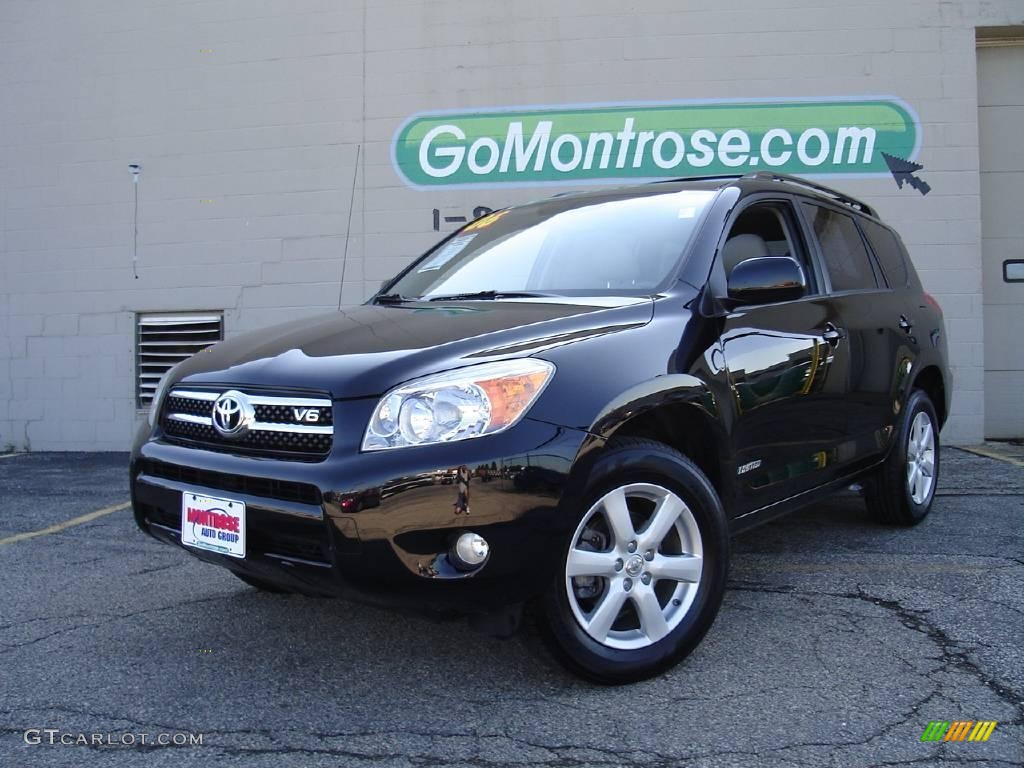 2006 RAV4 Limited 4WD - Black / Ash photo #1