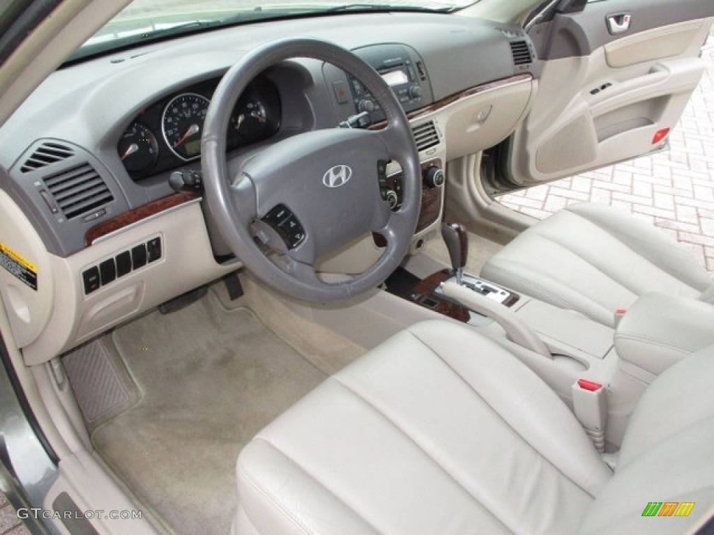 2007 Sonata Limited V6 - Natural Khaki / Beige photo #29