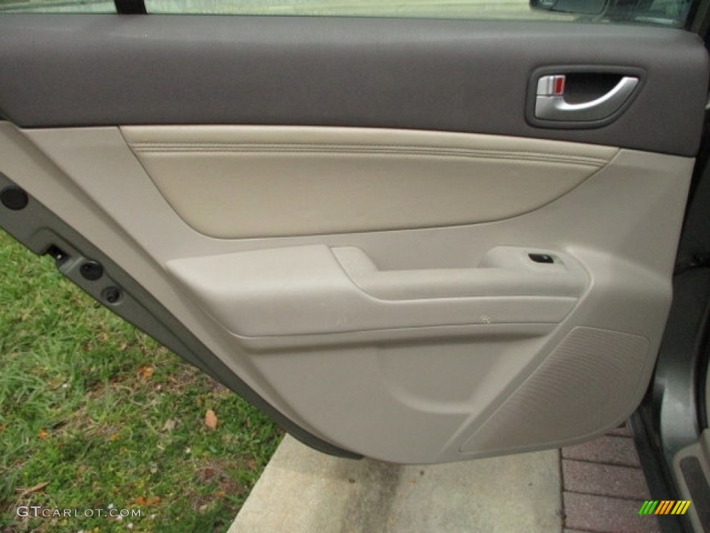 2007 Sonata Limited V6 - Natural Khaki / Beige photo #35