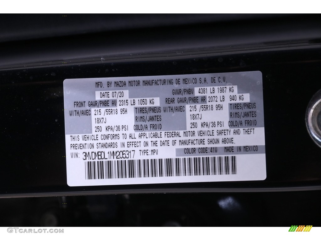 2021 CX-30 Premium AWD - Jet Black Mica / Black photo #22
