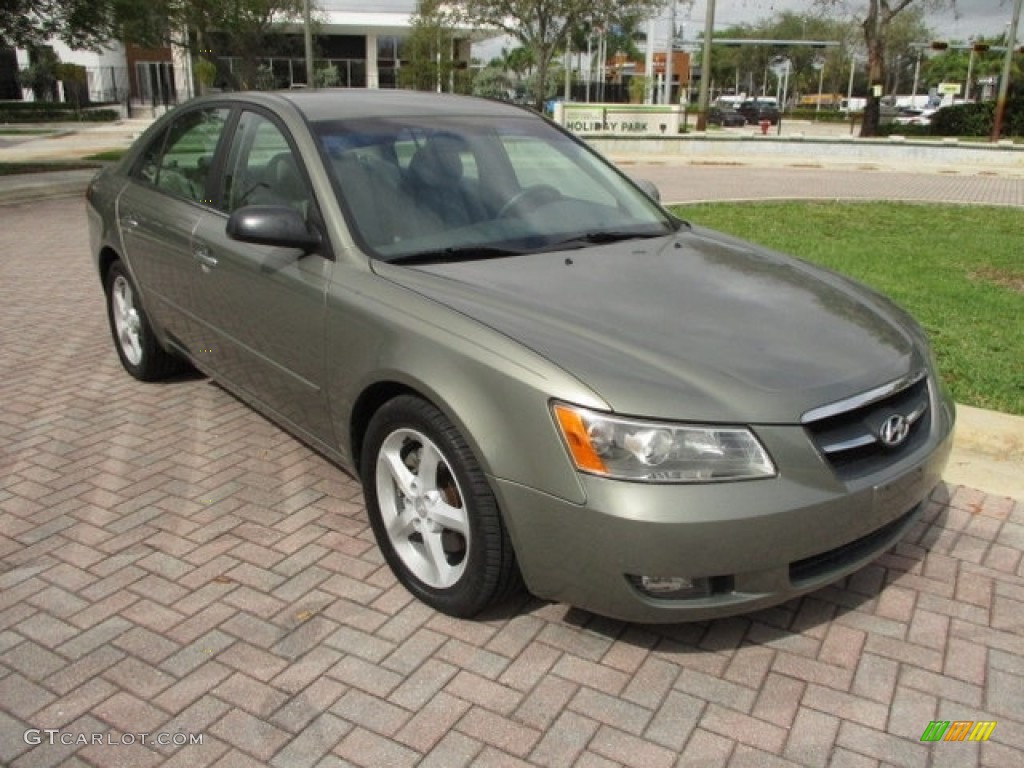2007 Sonata Limited V6 - Natural Khaki / Beige photo #58
