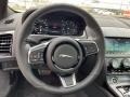 Ebony 2021 Jaguar F-TYPE R-Dynamic AWD Coupe Steering Wheel