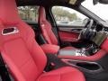 Ebony/Mars Red Interior Photo for 2021 Jaguar F-PACE #141270007