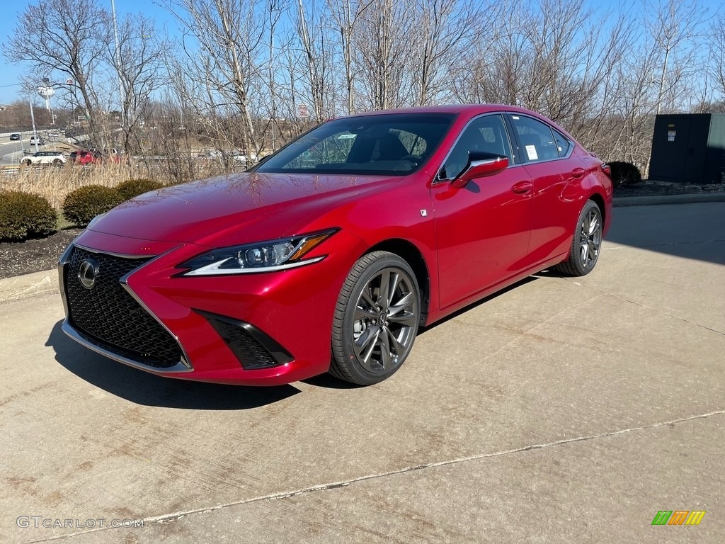 Matador Red Mica 2021 Lexus ES 350 F Sport Exterior Photo #141270778