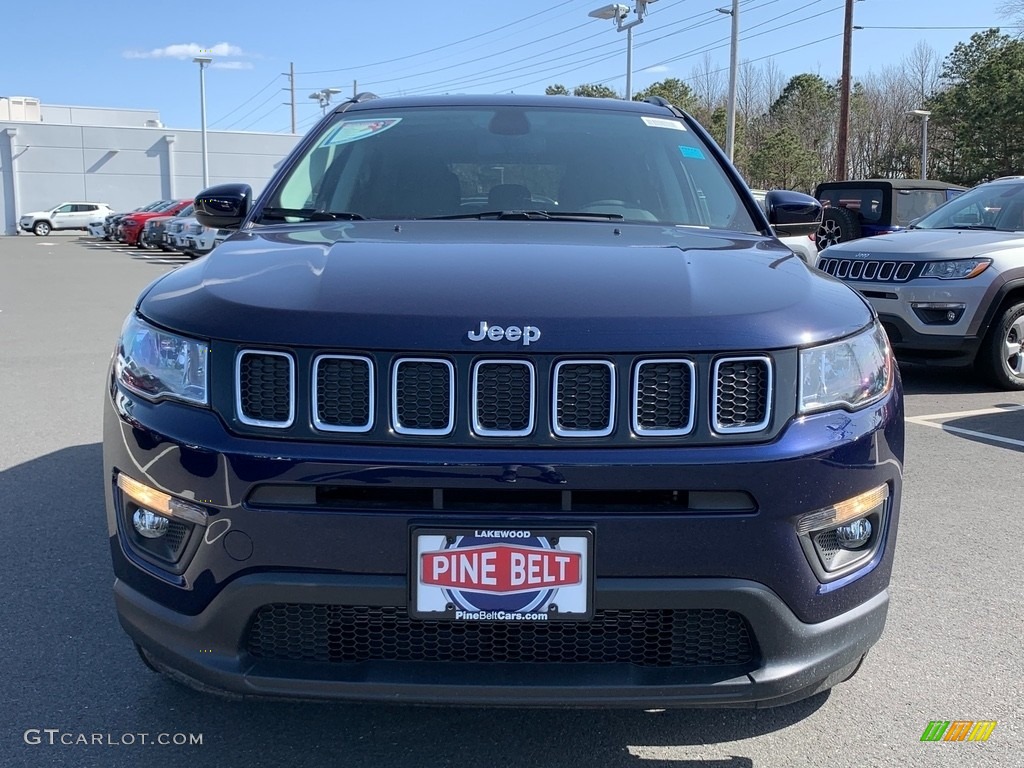 2021 Compass Latitude 4x4 - Jazz Blue Pearl / Black photo #2
