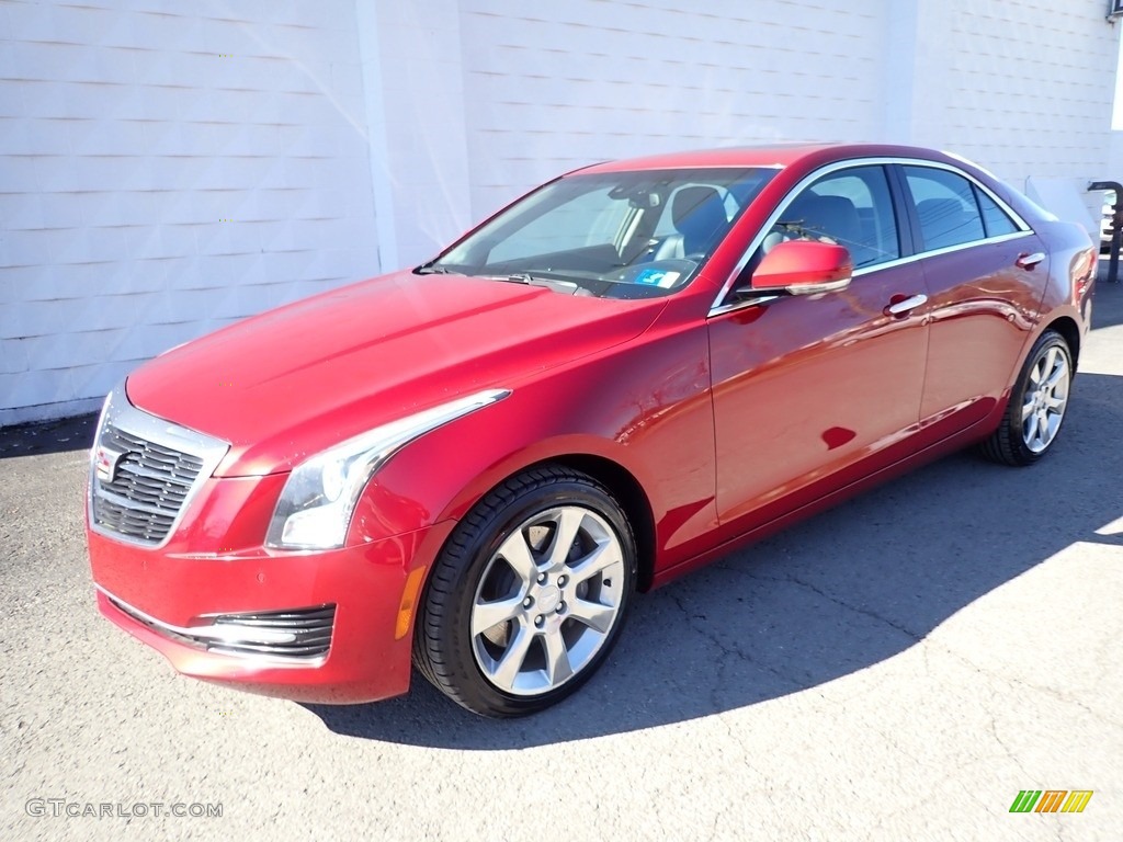 2015 ATS 2.0T Luxury AWD Sedan - Red Obsession Tintcoat / Jet Black/Jet Black photo #3