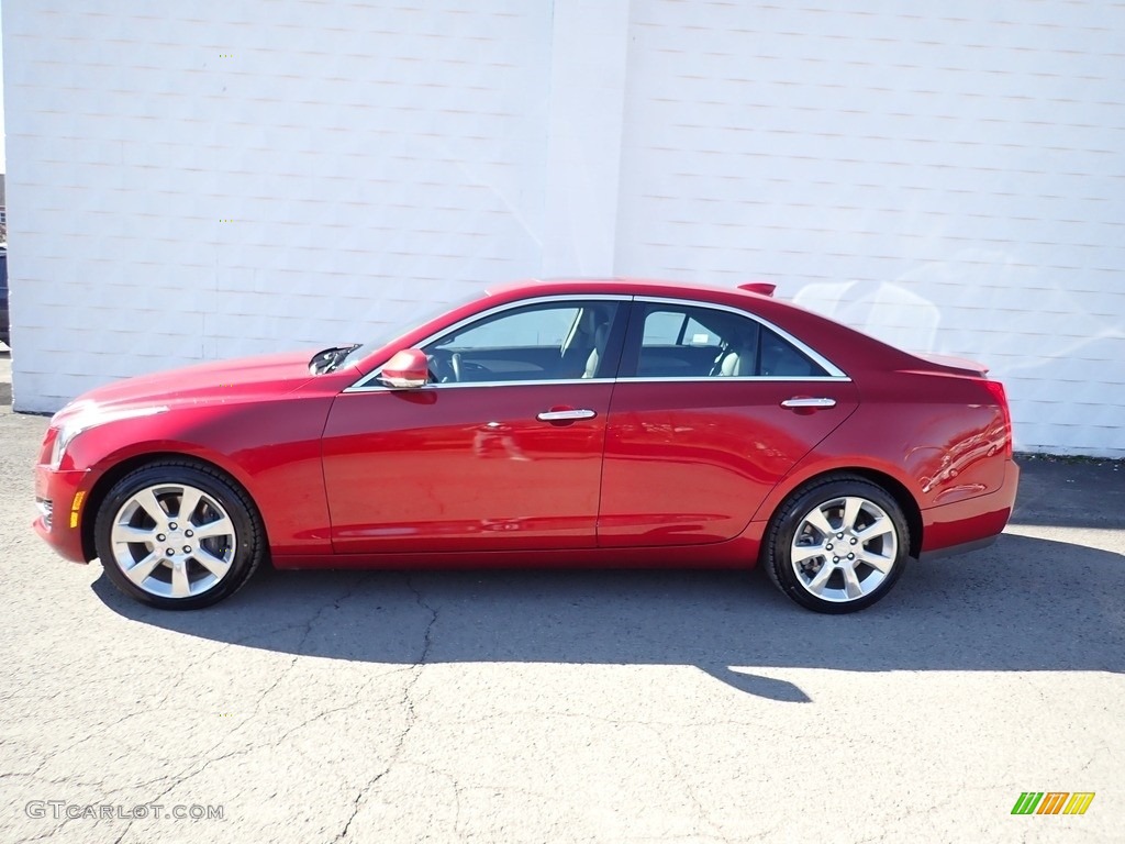 2015 ATS 2.0T Luxury AWD Sedan - Red Obsession Tintcoat / Jet Black/Jet Black photo #4