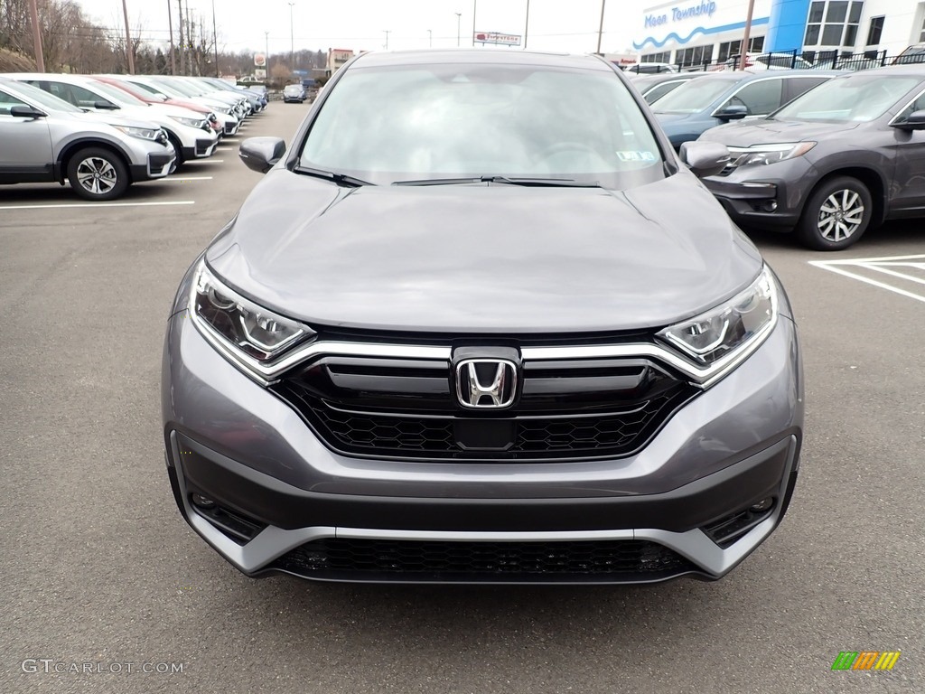 2021 CR-V EX-L AWD - Modern Steel Metallic / Black photo #6