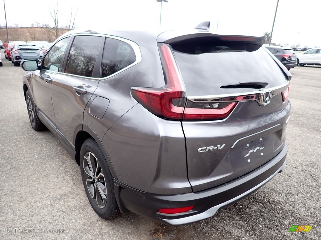 2021 CR-V EX AWD - Modern Steel Metallic / Black photo #2