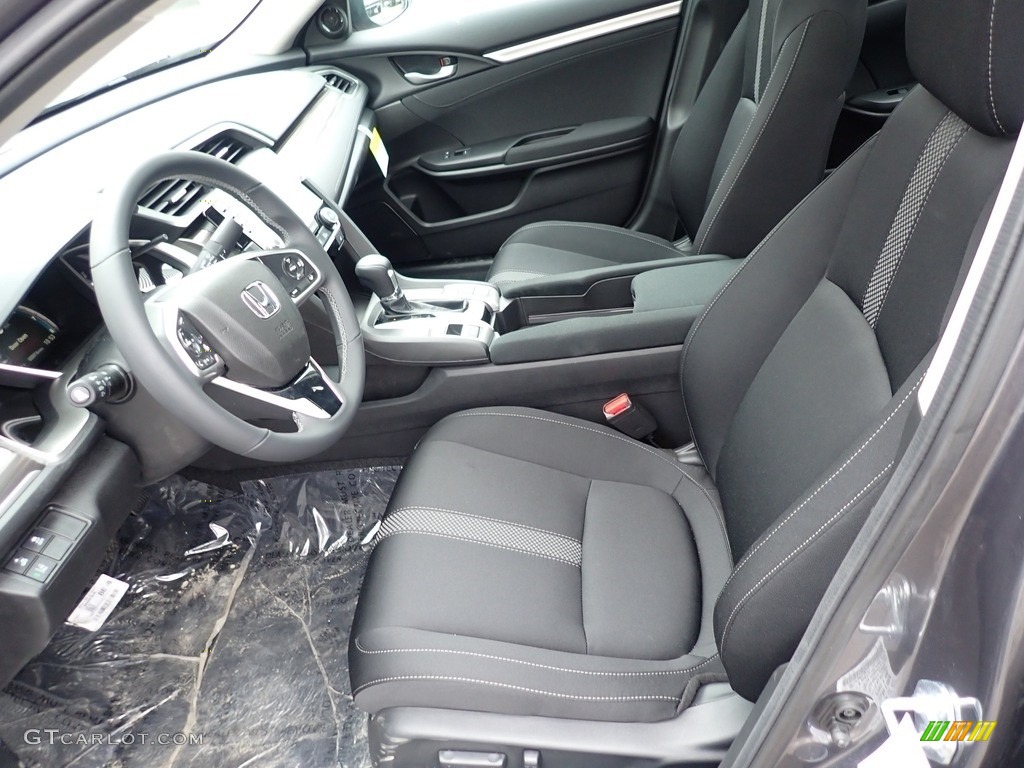 2021 Civic EX Sedan - Modern Steel Metallic / Black photo #8