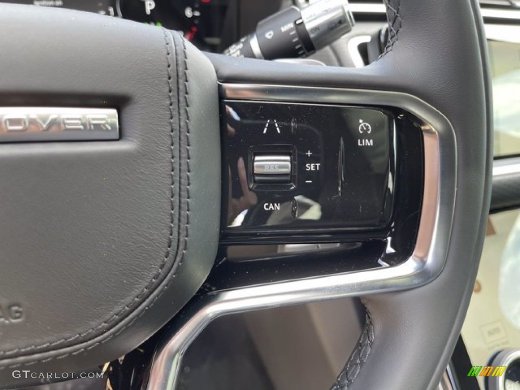2021 Land Rover Range Rover Velar R-Dynamic S Ebony Steering Wheel Photo #141273711