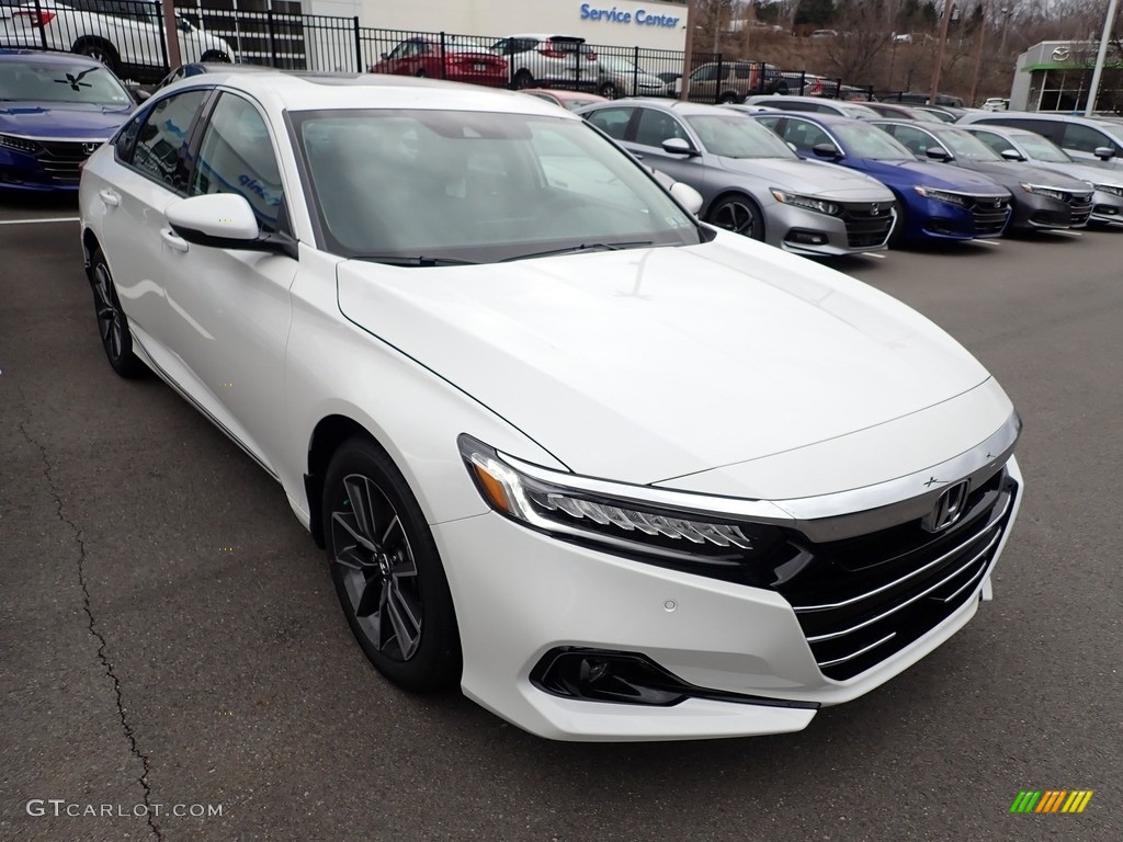2021 Accord EX-L - Platinum White Pearl / Black photo #5