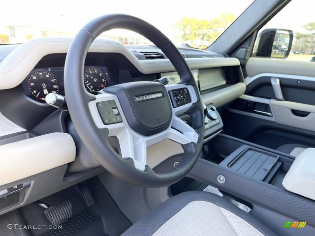 2021 Land Rover Defender 110 X-Dynamic HSE Khaki Steering Wheel Photo #141274347
