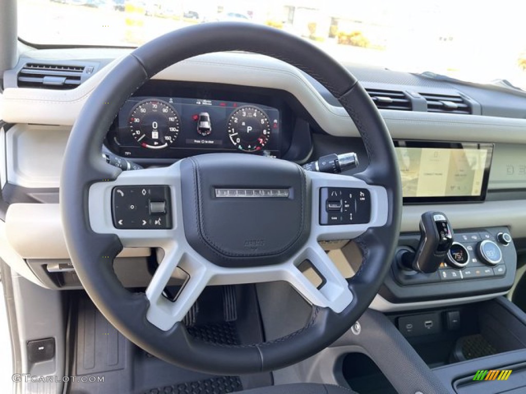 2021 Land Rover Defender 110 X-Dynamic HSE Khaki Steering Wheel Photo #141274415