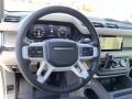 Khaki 2021 Land Rover Defender 110 X-Dynamic HSE Steering Wheel