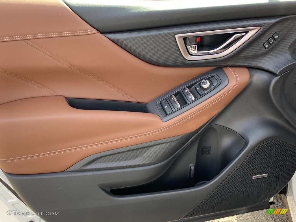 2021 Subaru Forester 2.5i Touring Saddle Brown Door Panel Photo #141275661