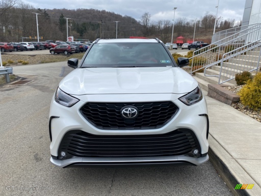 2021 Highlander XSE AWD - Blizzard White Pearl / Cockpit Red photo #13