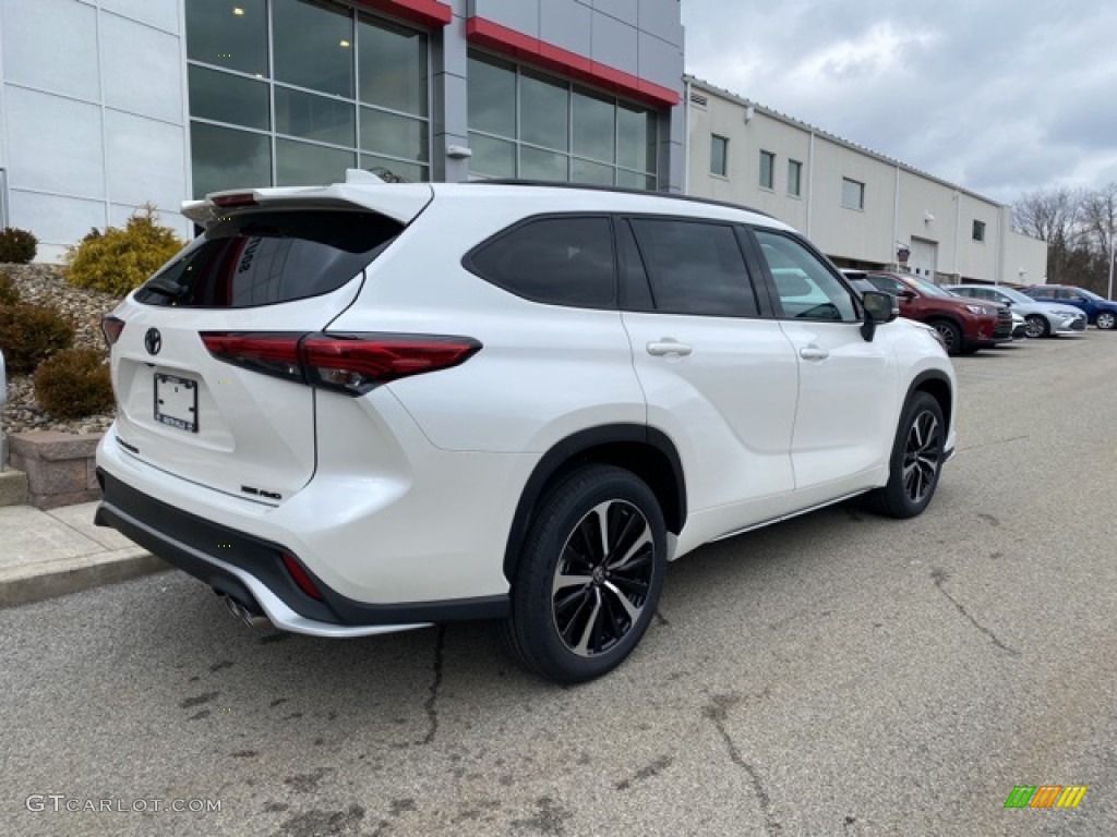 2021 Highlander XSE AWD - Blizzard White Pearl / Cockpit Red photo #15