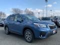 2021 Horizon Blue Pearl Subaru Forester 2.5i Premium  photo #1