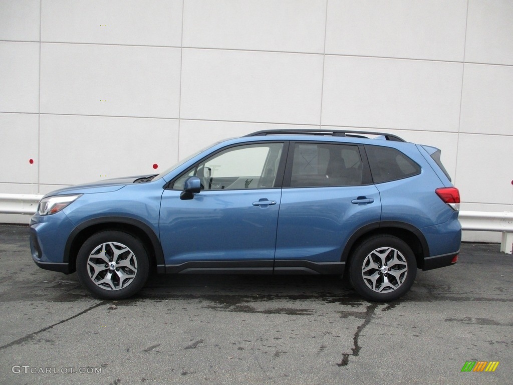 2019 Forester 2.5i Premium - Horizon Blue Pearl / Gray photo #2