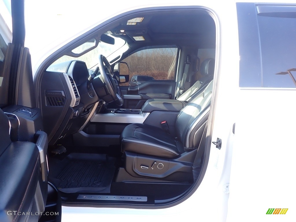 2019 F250 Super Duty Platinum Crew Cab 4x4 - White Platinum / Black photo #29