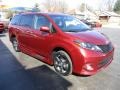 2015 Salsa Red Pearl Toyota Sienna SE  photo #5