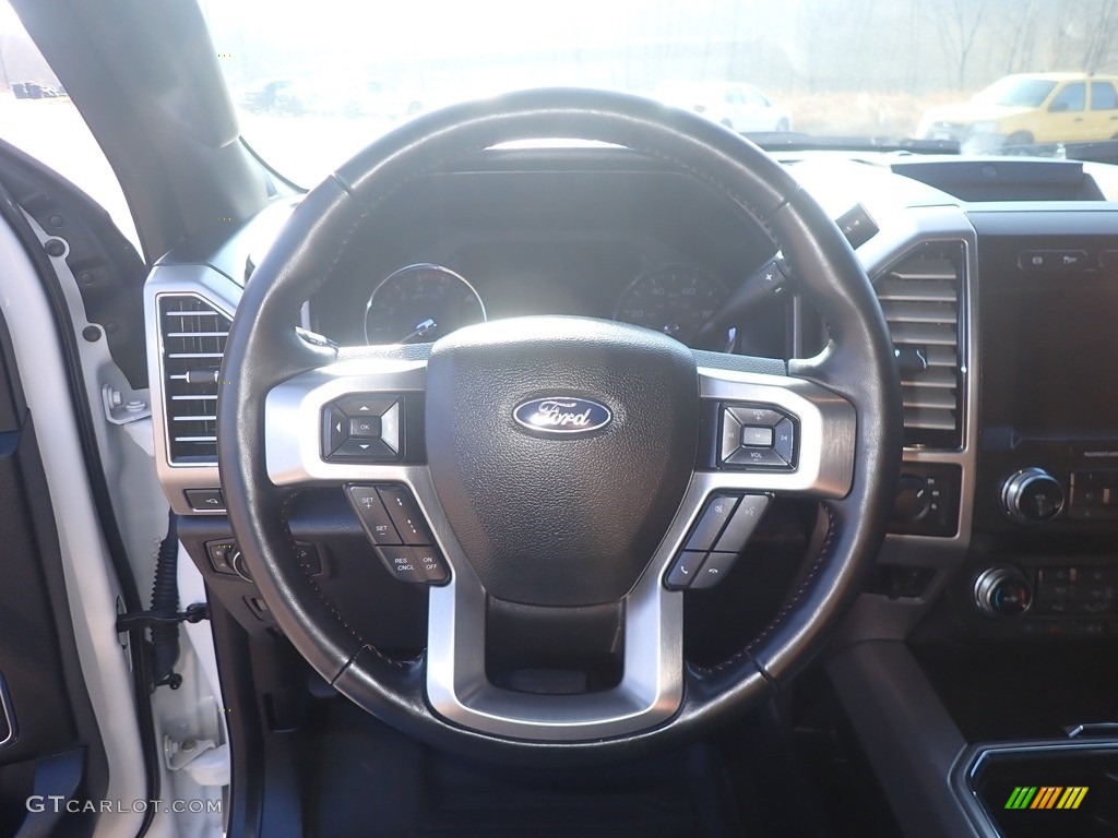 2019 F250 Super Duty Platinum Crew Cab 4x4 - White Platinum / Black photo #34