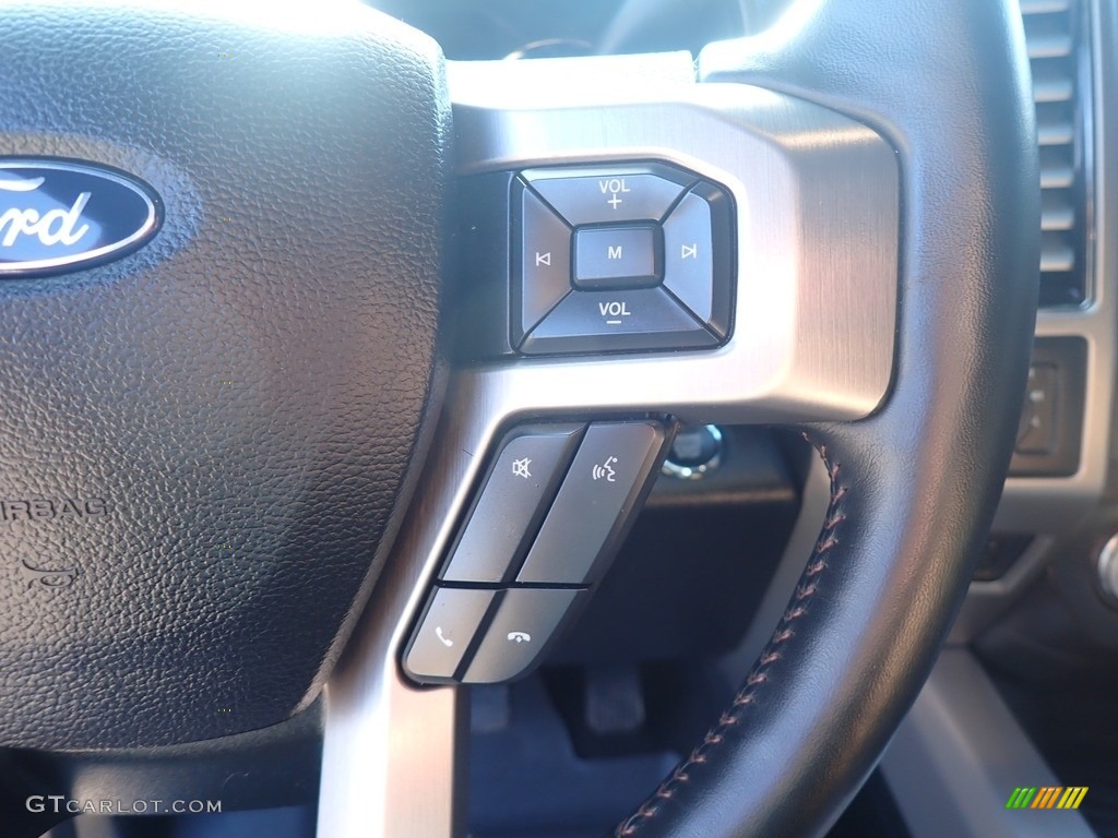 2019 F250 Super Duty Platinum Crew Cab 4x4 - White Platinum / Black photo #37