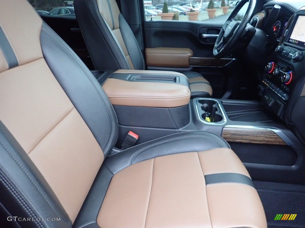 Jet Black/Umber Interior 2019 Chevrolet Silverado 1500 High Country Crew Cab 4WD Photo #141277314