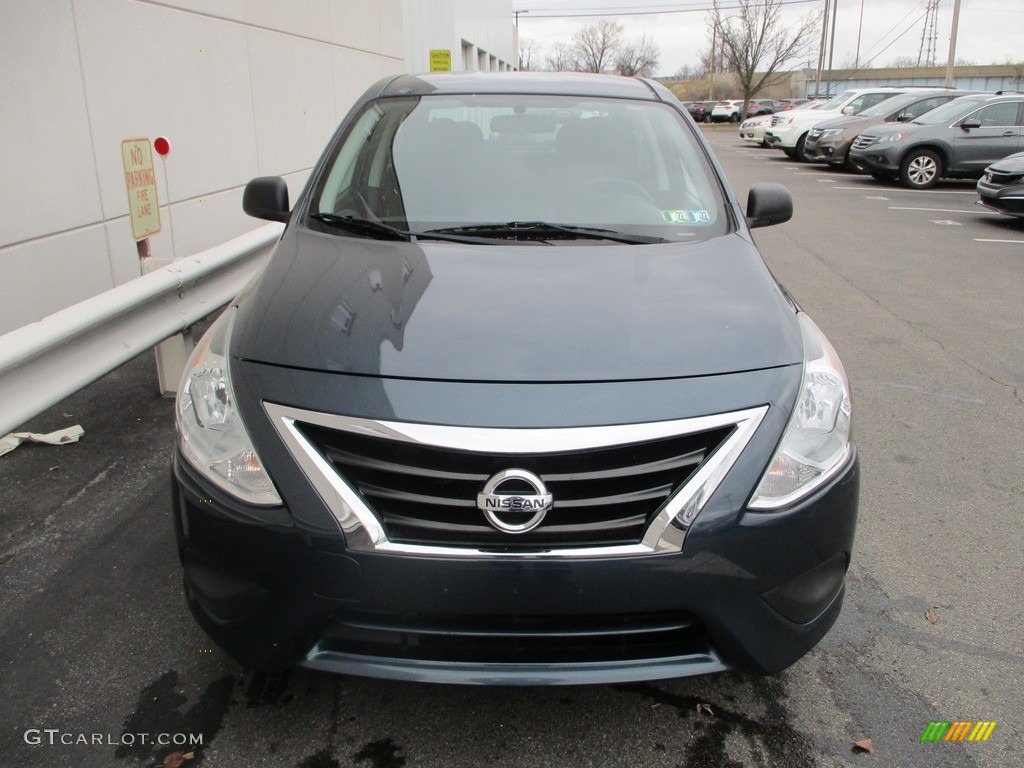 2015 Versa 1.6 S Sedan - Amethyst Gray / Charcoal photo #8