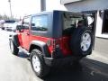 2008 Flame Red Jeep Wrangler X 4x4  photo #3