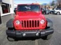 2008 Flame Red Jeep Wrangler X 4x4  photo #20
