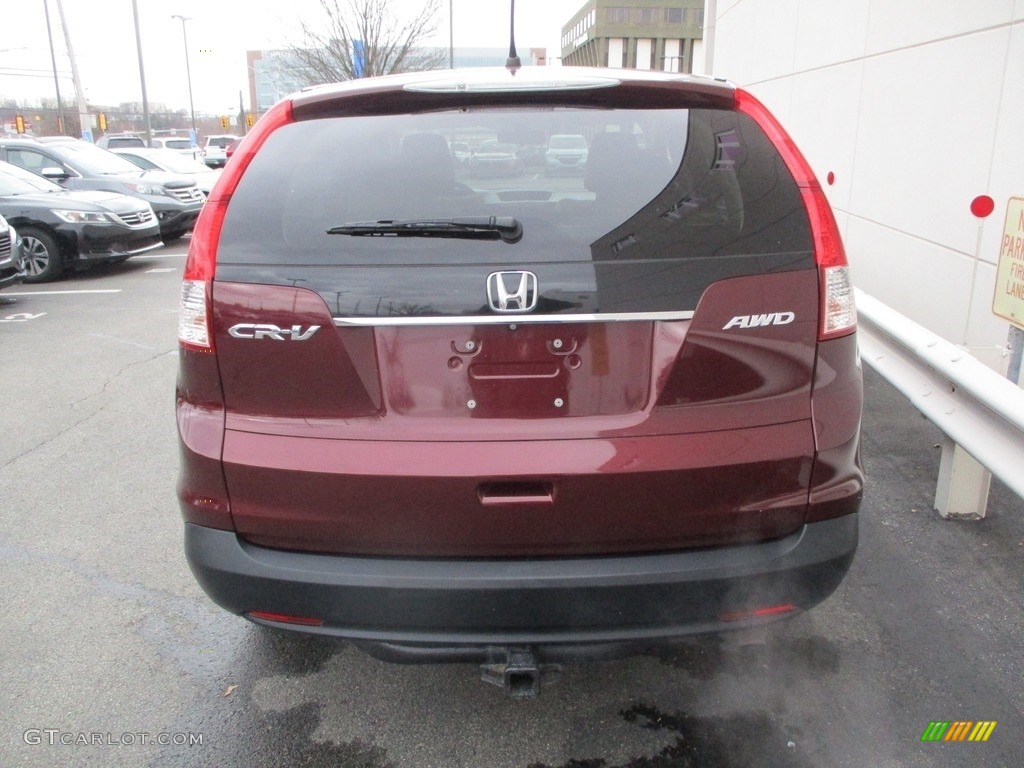 2014 CR-V EX AWD - Basque Red Pearl II / Gray photo #4