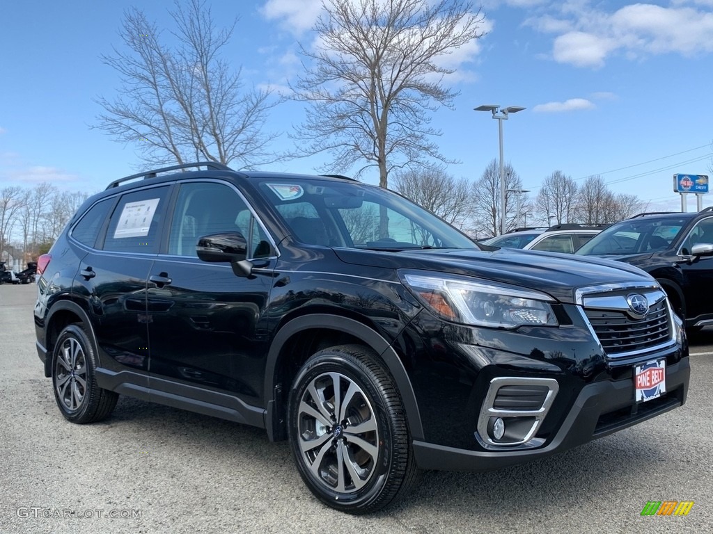 2021 Forester 2.5i Limited - Crystal Black Silica / Black photo #1