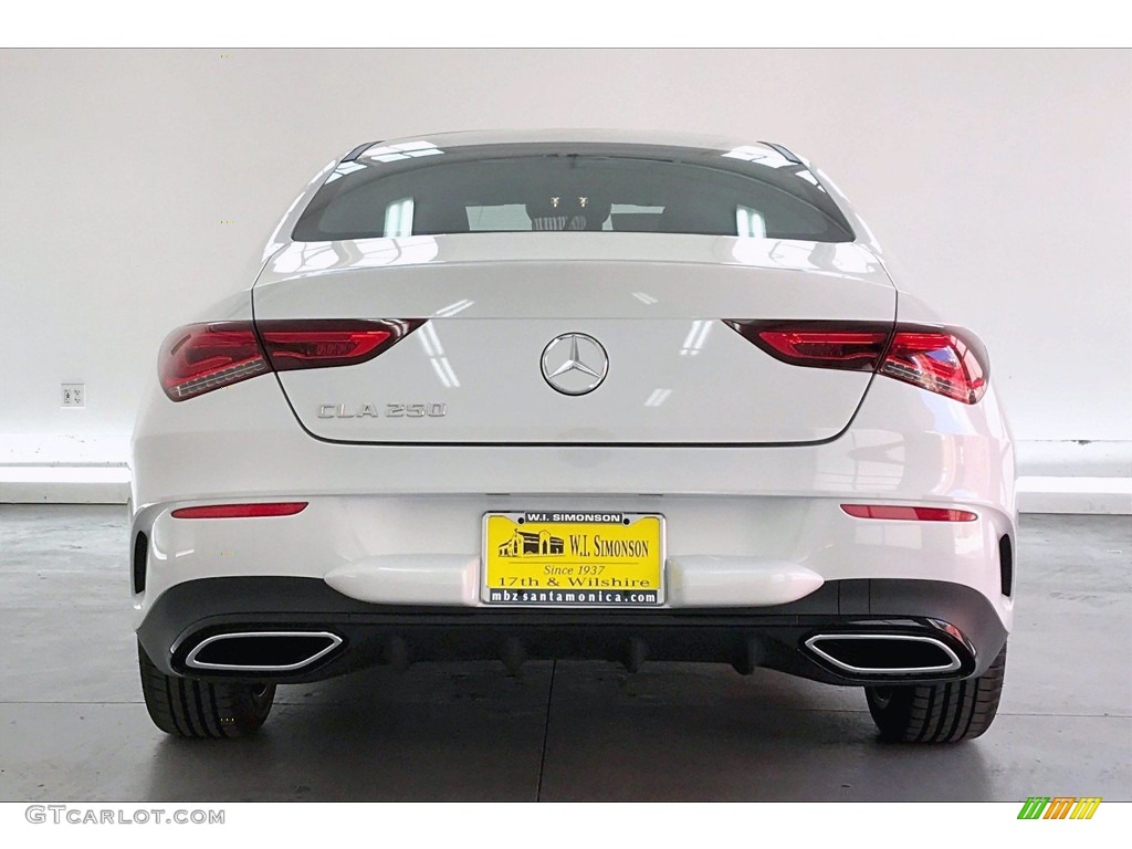 2020 CLA 250 Coupe - Digital White Metallic / Black photo #3