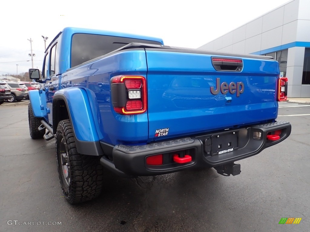 2020 Gladiator Rubicon 4x4 - Hydro Blue Pearl / Black photo #5