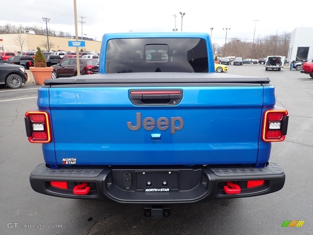 2020 Gladiator Rubicon 4x4 - Hydro Blue Pearl / Black photo #6