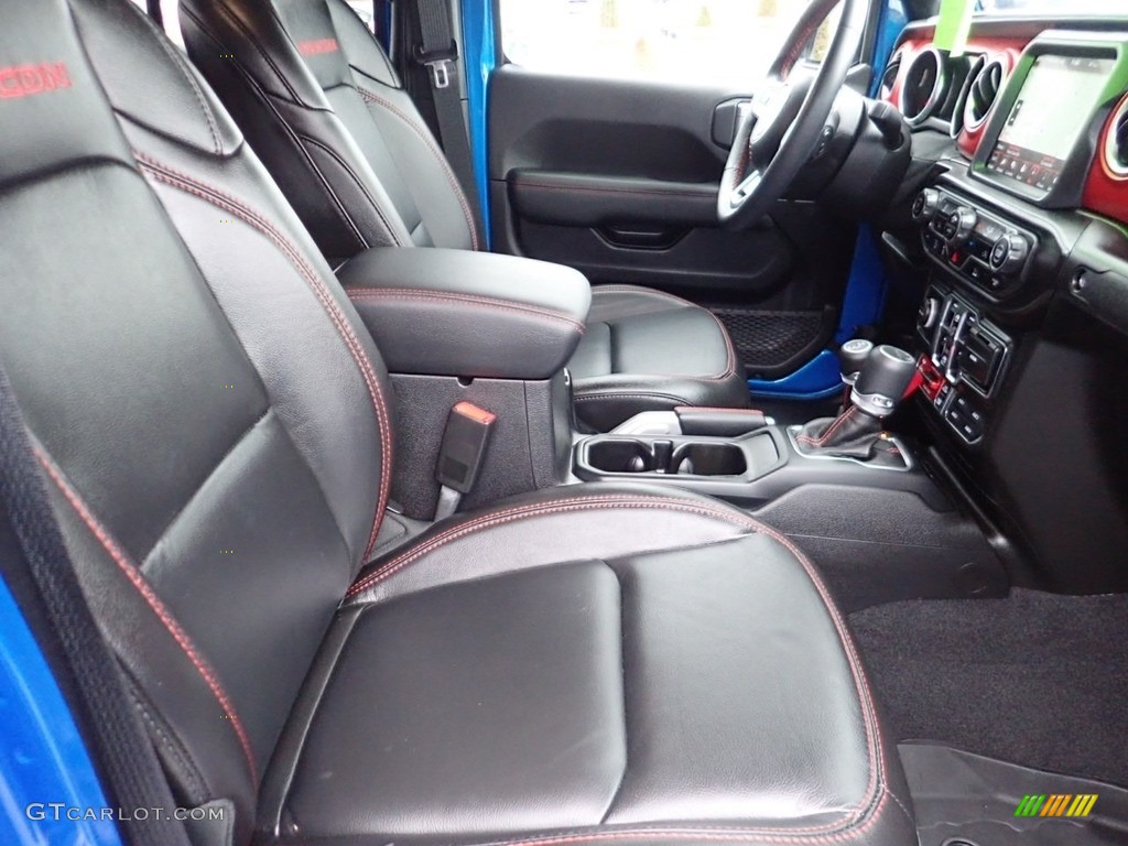 2020 Gladiator Rubicon 4x4 - Hydro Blue Pearl / Black photo #14